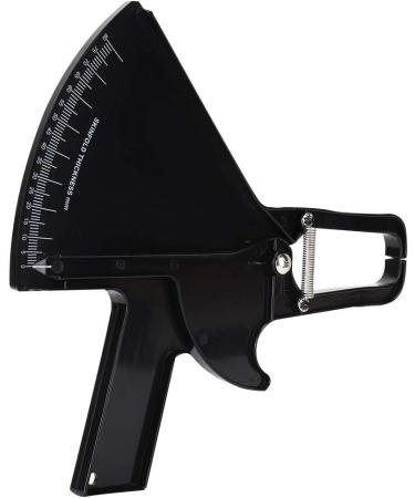 Body Fat Caliper with Clear Scale Body Measurement Tape Fat Caliper Measuring Tool for Monitoring Fitness and Weight Loss Goals Black - Buy Online on GoSupps.com