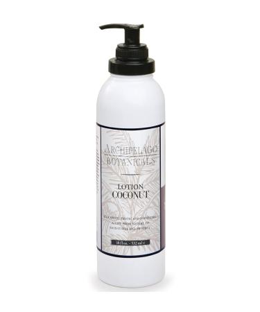 Archipelago Botanicals Coconut Lotion | Nourishing  Hydrating Daily Body Lotion | Free From Parabens  Phthalates and GMOs (18 oz)