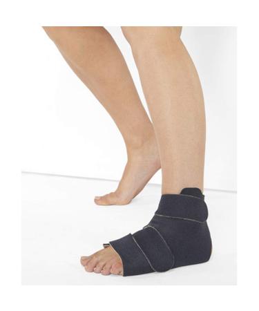 Juzo Reversible Versatile Support 30-60mmHg Ankle Compression Wrap M Black