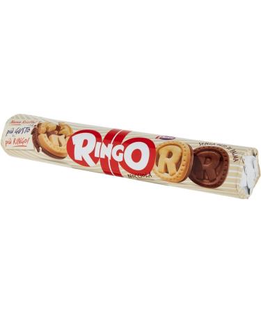  Italian Gourmet E.R. Pavesi Ringo Set of 6 Hazelnut Cookies 165g Cookies Italy Cookies Snack + Italian Gourmet Polpa 400g - Buy Online on GoSupps.com