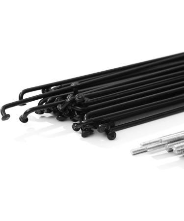 BaveL 36pcs Steel Spokes Mountain Bike Spokes MTB 228mm Black with Nipples - Buy Online on GoSupps.com