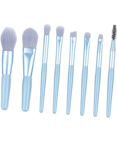 Baluue 8pcs Powder Brush Face Makeup Brushes Makeup Face Cosmetics Brush Kit Cosmetic Face Blue - Buy Online on GoSupps.com