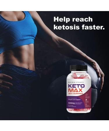 Kivus Keto Max Gummies - Apple Cider Vinegar Gummies for Ketogenic Diet (60 Count) - Buy Online on GoSupps.com