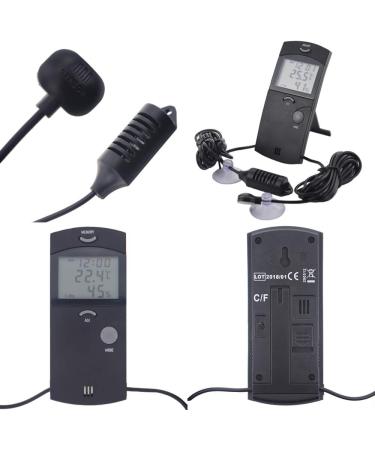 Digital Reptile Thermometer Hygrometer With Two Remote Probes - Max Min Vivarium Thermometer Ideal for Reptile Tanks and Vivariums - Buy Online on GoSupps.com