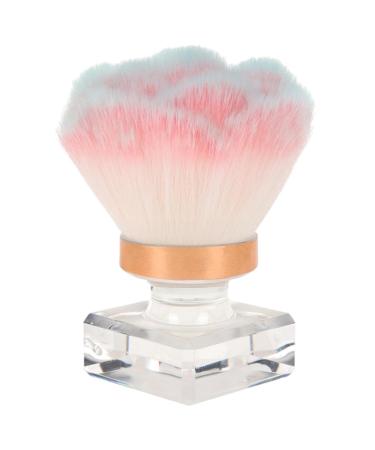 minkissy Nail Dust Brush Rose-shaped Nail Powder Brush Single-branch Loose Powder Blush Brush (rose-gradient Powder Foundation Makeup Abs Blusher Powder Foundation Brush