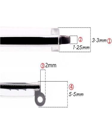 Ranara Glasses End Spikes Replacement | Clear Blue Plastic Glass Legs & Accessories - Buy Online on GoSupps.com