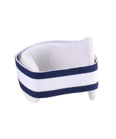 Milisten Elbow immobilizer Brace Golfers Elbow Strap Elbow Brace with pad tendonitis Elbow Strap Elbow Sleeve Brace Adjustable Stand Badminton Men and Women Anti- Device White 30x5.5cm