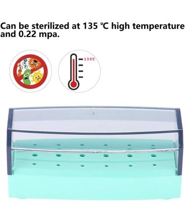 Autoclavable Sterilization Box for Dental Tools - 18 Holes Disinfection Box for Oral Care (Green) - Buy Online on GoSupps.com