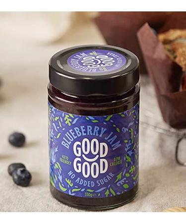 Good Good Sweet Blueberry Jam 12oz - Keto, Vegan, No Added Sugar & Gluten-Free - Buy Online on GoSupps.com