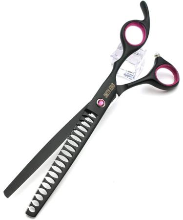 7.0-inch Professional Dog Grooming Scissors Set - Straight, Thinning, Curved, Chunkers - 4pcs with Comb - Right-Handed - Buy Online on GoSupps.com