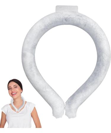 Portable Cooling Collar | Hands-Free Personal Cooling Device for Fishing Hiking & Sports | Virtcooy White - Buy Online on GoSupps.com