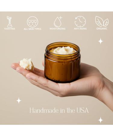 Frankincense & Castor Oil Beef Tallow Grass Fed & Finished Organic Moisturizer for Skin Hydrating & Nourishing for Cracked Dry Skin Age Defying - Buy Online on GoSupps.com