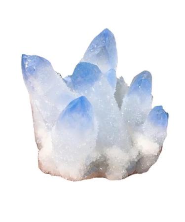 Natural Crystal Rough 500-650g Natural Blue Phantom Quartz Stone Crystal Cluster for Decoration Gift 1pc 1pc 500-650g