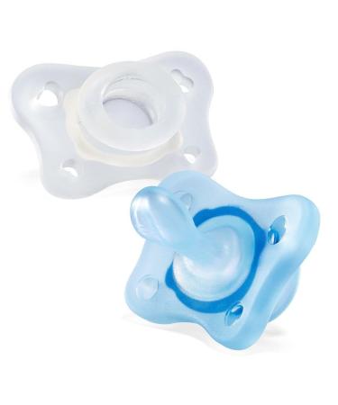 Buy Chicco MINI SOFT Blue Teether for 0-2 Months - 100% Silicone 2 Pcs Multicolored | International Shipping Available - Buy Online on GoSupps.com