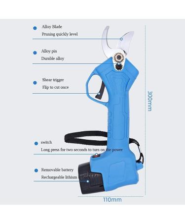 Electric Pruning Shears Portable Garden Tool Shears Electric Fruit and Vegetable Pruning Shears Cordless Lithium Battery Electric Pruning Shears Small Gift - Buy Online on GoSupps.com