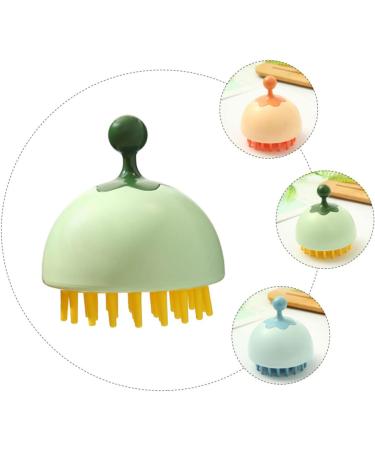 minkissy Scalp Hairbrush Shampoo Massage Comb Massage Brush Cleansing Brush Double Use Design Random Color - Buy Online on GoSupps.com