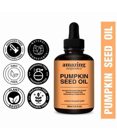 Buy Cold Pressed Pumpkin Seed Oil - Nutrient-Rich for Hair Skin & Cooking | International Shipping - Buy Online on GoSupps.com