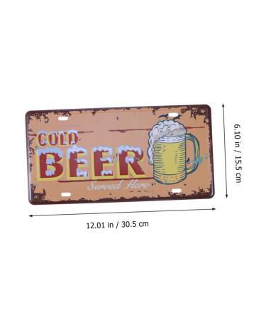ABOOFAN Metal Signs Iron Sign Painting Iron Painting Tin Signs The Sign Wall Decoration Three-dimensional Picture 1 Medium - Buy Online on GoSupps.com