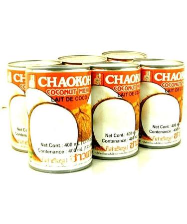 Chaokoh Coconut Milk 400ml - Pack of 6 | Premium Quality | Rich and Creamy | Pure and Natural | Premium Thai Coconut Milk - Buy Online on GoSupps.com