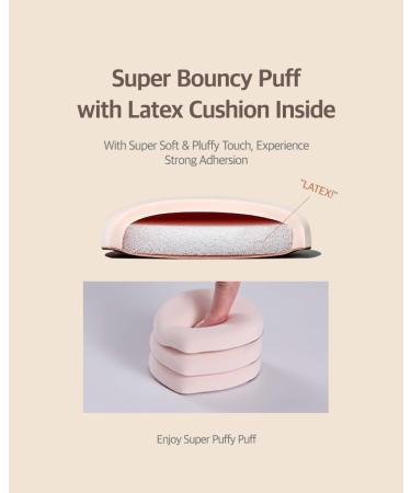 PangPang Makeup Sponge Puff - 2.2" Korean Foundation & Powder Puff | Fluffy Latex Cushion for Flawless Makeup Application - Buy Online on GoSupps.com