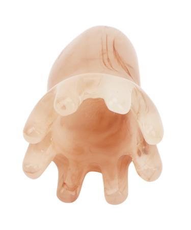 Resin Octopus Shape Massage Comb Portable Scalp Acupoint Massage Comb for Scalp Care Hairbrush