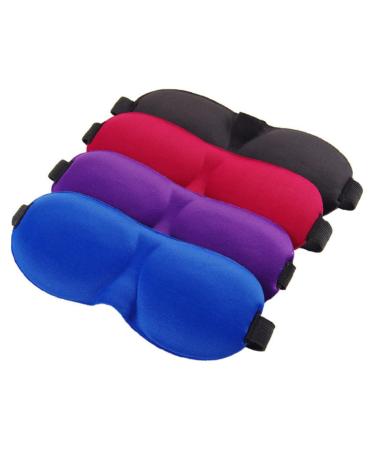 Healvian 4pcs Blackout Sleep mask Sleep Blindfold Sleep Eyeshade Mask Night Eye Mask Sleeping Eyeshade Foam Airplanes Sponge Eye Patches Polyester Cloth Three-Dimensional Facial mask Child