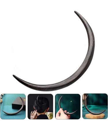 LALAFINA Moon Wooden Hairpin Gothic Hair Accessories Moon Headpiece Jaw Trainer Hair Deyer Wood Decor Ear Piercing Kit Vintage Hair Sticks Moon Hair Fork Women's Girl Ball Head - Buy Online on GoSupps.com