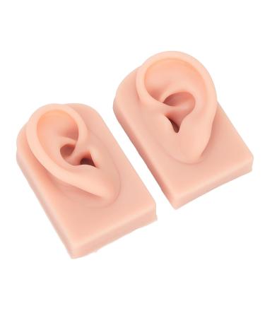 Buy Flexible Piercing Practice Ear Model - 1 Pair Soft Silicone for Doctors & Hospitals (Light Skin Color) - International Shipping Available - Buy Online on GoSupps.com