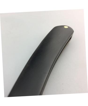 Fomiyes Men's Razor - Portable Wooden Handle Barber Razor | High-Quality Metal Manual Hair Removal Tool - Buy Online on GoSupps.com