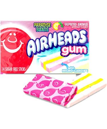Airheads Sugar Free Candy Gum Variety Pack 6 x 34g - Blueraspberry Watermelon Raspberry lemonade Gum - Buy Online on GoSupps.com