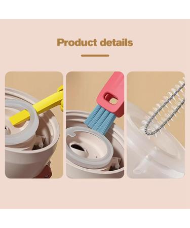 Tovmekdjn Multifunctional 3-in-1 Premium Cup LidGap Cleaning Brush Set - Helps Improve Home Kitchen for Cleaning Cups - Buy Online on GoSupps.com