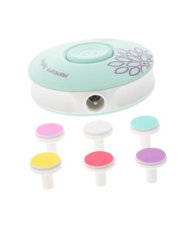 Electric Grinding Nail Nail Clipper Nail Polisher Nail Care Tool Nail Trimmer Smart Manicure Polisher Manicure Tool Nail Care Cutter Electric Nail Clipper Pedicure Tool Green 6.7X6.7X1.8CM