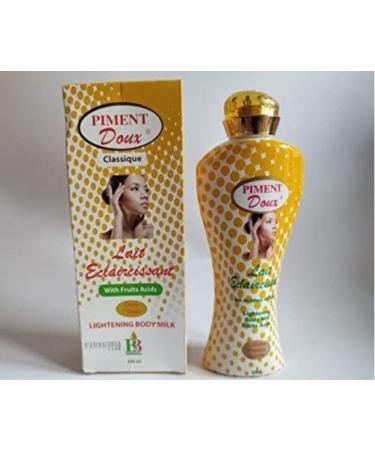 Piment Doux Lait claircissant Fort 250ml - Hydratant pour la Peau - claircir la Peau