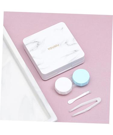 Homsfou Contact Lens Container Cleaning Case - Mini Eye Lens Holder & Applicator - Perfect Care Suite for Contact Lenses - International Shipping Available - Buy Online on GoSupps.com