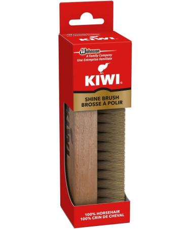 Kiwi Shine Horsehair Brush - Premium Quality for Gentle Shoe Care - Buy Online on GoSupps.com