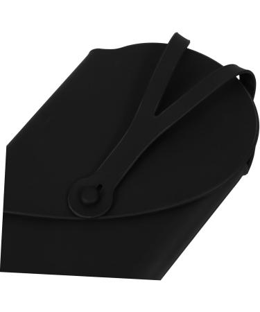 WOONEKY Curling Iron Storage Bag Hotel Storage Bag Storage Pouch Curling Iron Holder Curling Iron Bag Hair Straightener Holder Curling Iron Silicone Holder Hair Iron Silicone Bag 29.50X13.50X2.00CM Black - Buy Online on GoSupps.com