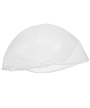 Cabilock Bonnet de Coloration en Silicone R utilisable Semi-transparent avec Trous Crois s Taille lastique Adaptable pour Salon de Coiffure et Usage Domestique Bonnet M ches