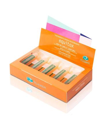 Equitox Rueber Lot de 10 ampoules id ales pour pellicules s ches d mangeaisons et dermatites chute