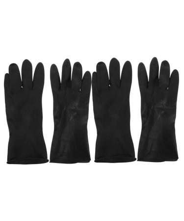 NUSITOU 2 Pairs Hair Dye Glove Hand Protector for Hair Coloring Washable Hair Styling Cleaning Hair Protection Large Hair Salon