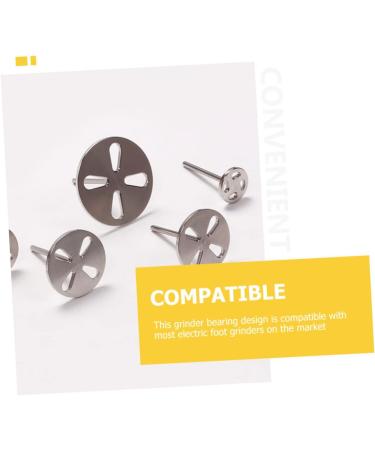 Mipcase 4pcs Foot Bearings Small Tools Sand Paper for Metal Pedicure Tools Feet Practical Bearing Easy Installation Grinding Bearing Stainless Steel Bearing Sanding Discs Bearing 7x2.5cmx4pcs - Buy Online on GoSupps.com
