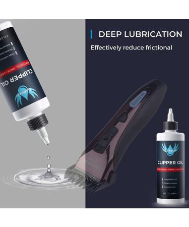 8 oz Premium Hair Clipper Oil - Odorless & Anti-rust Formula for Hair Trimmers, Extends Blade Life - Godora - Buy Online on GoSupps.com