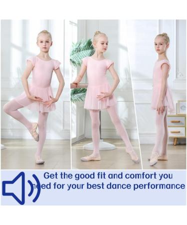DIPUG Girls Ballet Leotard with Skirt | Toddler Dance Leotard 4-6 Years Pink - Buy Online on GoSupps.com