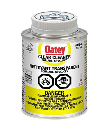 Clear ABS/PVC/CPVC Cleaner - 237 ml