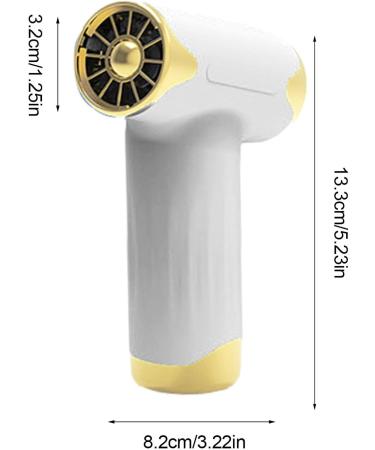 Air Hair Dryer Battery Operated Hair Dryer Handheld Hair Dryer Cordless Hot Air Hair Dryer Rechargeable Personal Cordless Turbos Fan Dry Blower with Adjustable Speed for Travel Use Silver High Speed turbine Hair Dryer  - Buy Online on GoSupps.com