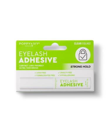 Absolute New York Poppy & Ivy Brush Eyelash Adhesive - Clear Lash Glue for Long-Lasting Hold | International Shipping Available - Buy Online on GoSupps.com