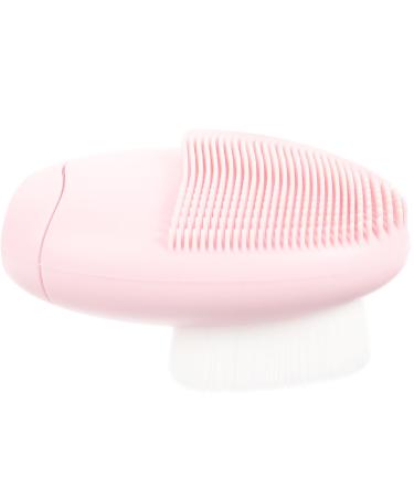 Beaupretty Pink Makeup Double Sided Makeup Silicone Cleaning Brush Makeup Pink Silicone Makeup Brush Facial Cleaning Brush Facial Exfoliator Miss Face Cleansing Brush
