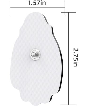 20-Pack TEC.BEAN Latex-Free TENS/EMS Unit Replacement Pads | Long-lasting Electrode Pads for MEDVICE Belifu TENS Machine - Buy Online on GoSupps.com