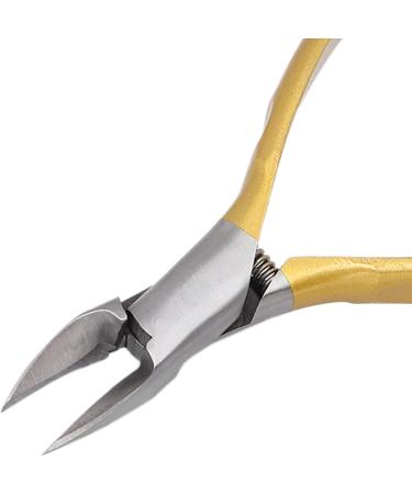 Toe Nail Clipper Angled Ends Streamlined Handle Not Easy to Rust Remove Edges of Nails Cuticle Clipper for Hand(Tyrant Gold) - Buy Online on GoSupps.com