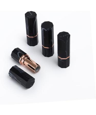 Buy 3pcs Fashion Lipstick Tube - Stylish Marbling Mini Lipstick Packaging | 0.04 Ounce Black - International Shipping Available - Buy Online on GoSupps.com