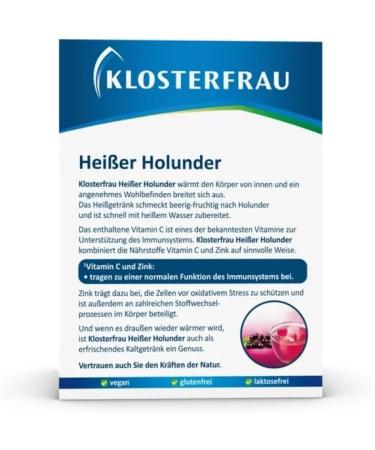  Klosterfrau Klosterfrau Warming Elderberry | Immune System Support | To support the immune system with vitamin C and zinc | 4 x 10 x 15g servings - Buy Online on GoSupps.com